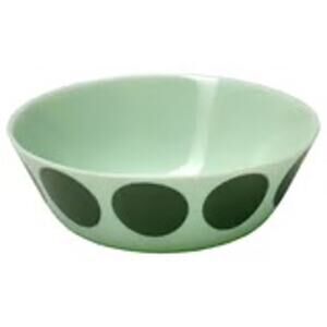 OFTAST Dotty Delight: 4-Pack Light Green Stack & Smile Bowls for Daily Joy